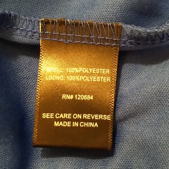 Torrid blue animal print sheer button up dress - Picture 6 of 6